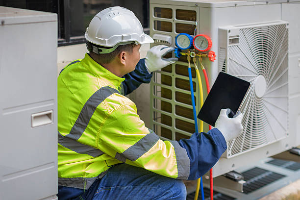 Professional Hvac technician working in Glenville, WV